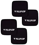 PULLUP & DIP Fitness Grip Pads [Set de 4] Pour Musculation et Bodybuilding, Poignées pour Entraînement, 2 Paires de Gants ...