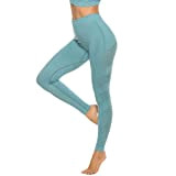 QTJY Pantalon de yoga taille haute sans coutures pour femme, pantalon de fitness, course à pied, squats, pantalon de sport ...