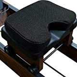 Rameur Coussin de siège en mousse à mémoire de forme confortable pour rameur d'intérieur avec housse lavable, antidérapant, résistant à ...