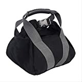 Sac de Sable Power Training Power Bag avec poignées Poids réglable Fitness Powerbag pour Musculation Exercice Fonctionnel Entraînement Toile Noir ...