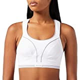 Shock Absorber - Ultimate Run Bra - Brassière - Femme - Blanc (Blanc/Argent) - 100D ( Taille Fabricant : 85D ...