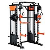 Smith Machine Comprehensive Trainer Gantry Fitness Equipment Combination Squat Rack Multi-Functional Home (Without Barbell Block)