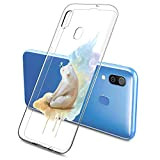 Suhctup Coque Compatible pour Samsung Galaxy Note 10 Plus Transparent Silicone,Étui Crystal Clair Design Motif Ultra Mince TPU Gel Antichoc ...