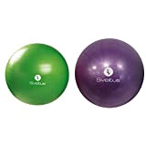 Sveltus Gymball Mixte Adulte, 65cm Vert & Ballon pédagogique Adulte Unisexe, Violet, 25 cm