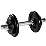 TecTake Set d'haltères Courts Poids Barres disques Fitness Musculation Biceps - diverses modèles - (10kg | no. 402363)