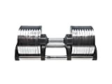 The Original RSF TectonicPlates True Adjustable Dumbbells - 40kg Max Weight - 4kg Increments - Chrome Plates - Home Gym ...
