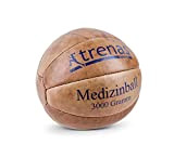 trenas - médecine-Ball en Cuir - 3,00 kg