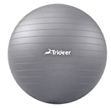 Trideer Ballon d'exercice extra épais, 5 tailles de chaise ballon, ballon suisse robuste pour l'équilibre, la stabilité, la grossesse et ...