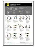 TRX Entraînement All Body Advanced Strength Poster, Guide d'exercices visuel pour élaborer Un entraînement de renforcement de la Force du ...