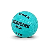 Vinex Médecine-Ball en Caoutchouc - 1 kg - Turquoise
