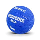 Vinex Médecine-Ball en Caoutchouc - 3 kg - Bleu