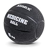 Vinex Médecine-Ball en Caoutchouc - 5 kg - Noir