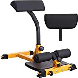 WJSW Bancs réglables Sports Fitness Roman Chair Abs Bench, Hyperextension Abdominal Work Out and Back Exercise Roman Chair for Home ...