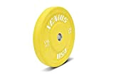 Xenios USA Pochette Plate en Caoutchouc avec Anneau en Acier Inoxydable, Jaune, 15 kg, pSBPRBPL15