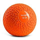 Yes4All B0RJ Slam Balls (Orange) 4,5 kg pour Musculation - Slam Medicine Ball