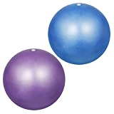YMWALK Pilates Ball, 2 PCS 25cm Small Ballon Ball, Mini Soft Pilates Ball Antidérapant Anti Burst Gym Fitness Ball Parfait ...