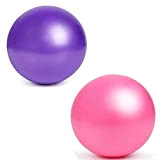 YMWALK Pilates Ball, 2 PCS 25cm Small Ballon Ball, Mini Soft Pilates Ball Antidérapant Anti Burst Gym Fitness Ball Parfait ...