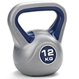 York Fitness Kettlebell, bleu/argent, 12 kg