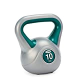York Fitness Kettlebell, vert/argent, 10 kg