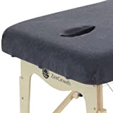 ZenGrowth Housse pour Table de Massage avec Trou Visage Gris | Oeko TEX 100 | 280gr/m² - 63cm x 71cm ...