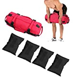zhoul Fitness Training Weights Sandbag, Heavy Duty Squat and Weight Lifting Bag, réglable Weight Fitness Powerbag for Boxing Muscle Power ...